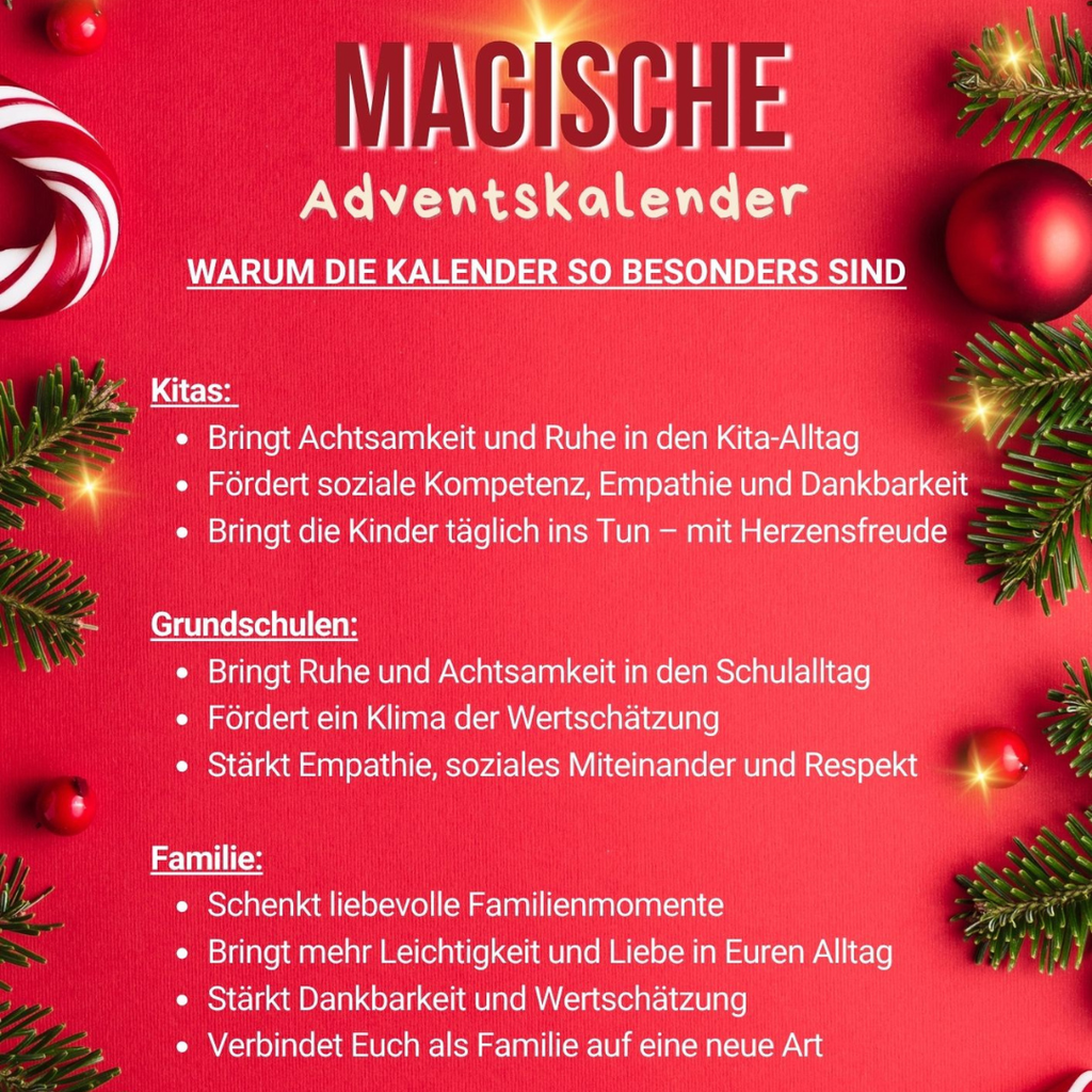 Magischer Adventskalender für KITAS (Digital)